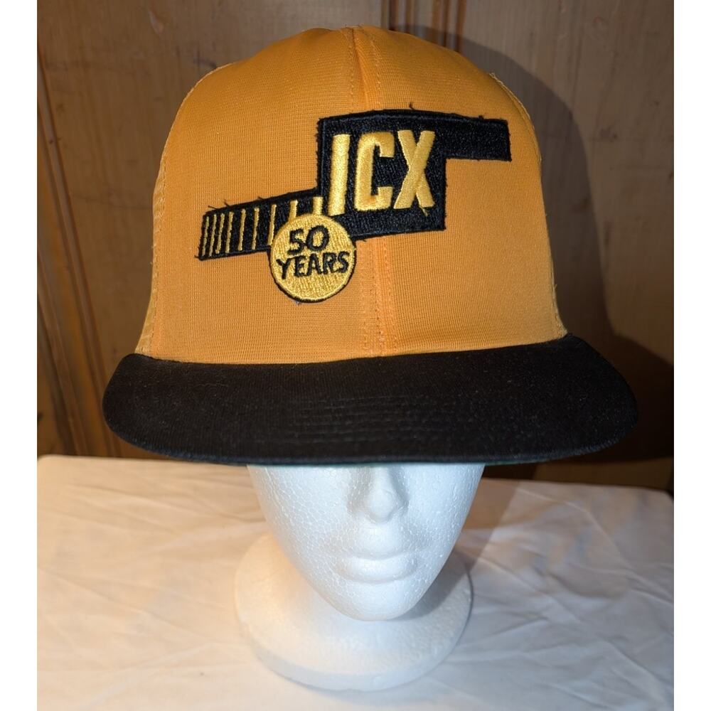 Vintage ICX Interstate Carrier Express 80's Trucker Snapback Baseball Cap Hat